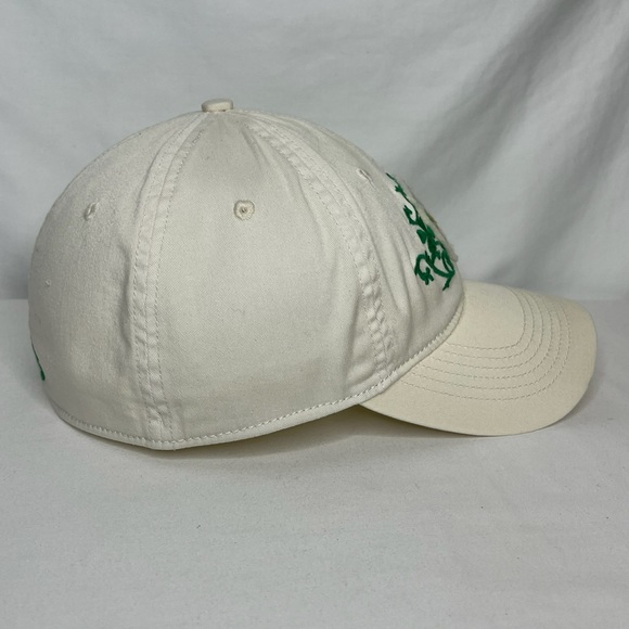Cream Colored Ireland Embroidered Baseball Hat. - Picture 2 of 10